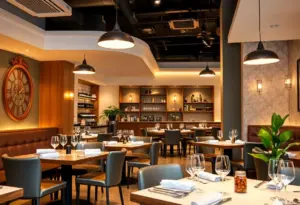 Interior of Cipollini Restaurant in Louisville