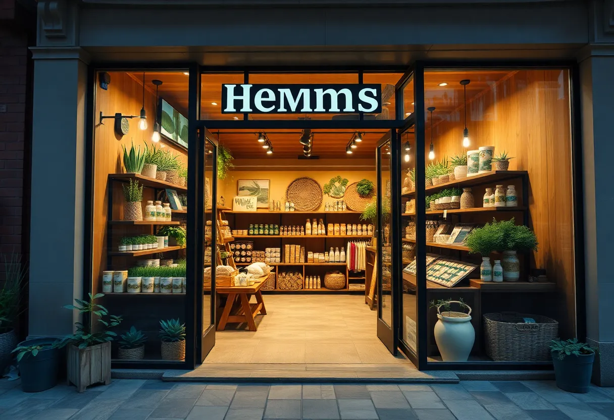 Exterior view of Cornbread Hemp's new retail store in Louisville