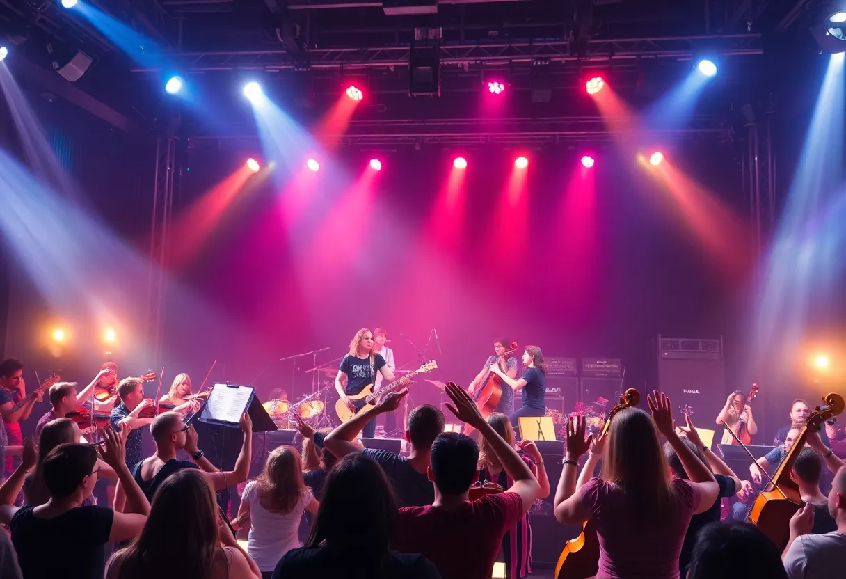 A lively concert featuring Emo Orchestra and The Spill Canvas.