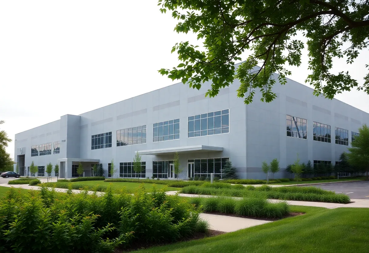 Foxconn new manufacturing facility associated with advanced technologies in Louisville, Kentucky.