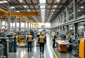 Rendering of Foxconn manufacturing facility in Louisville