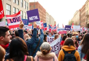 Supporters celebrating Gary Clemons' election victory at a rally.