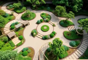 Conceptual design of the Graeser Family Bonsai Garden at Waterfront Botanical Gardens