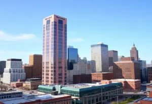 Humana Tower skyscraper in Louisville, Kentucky