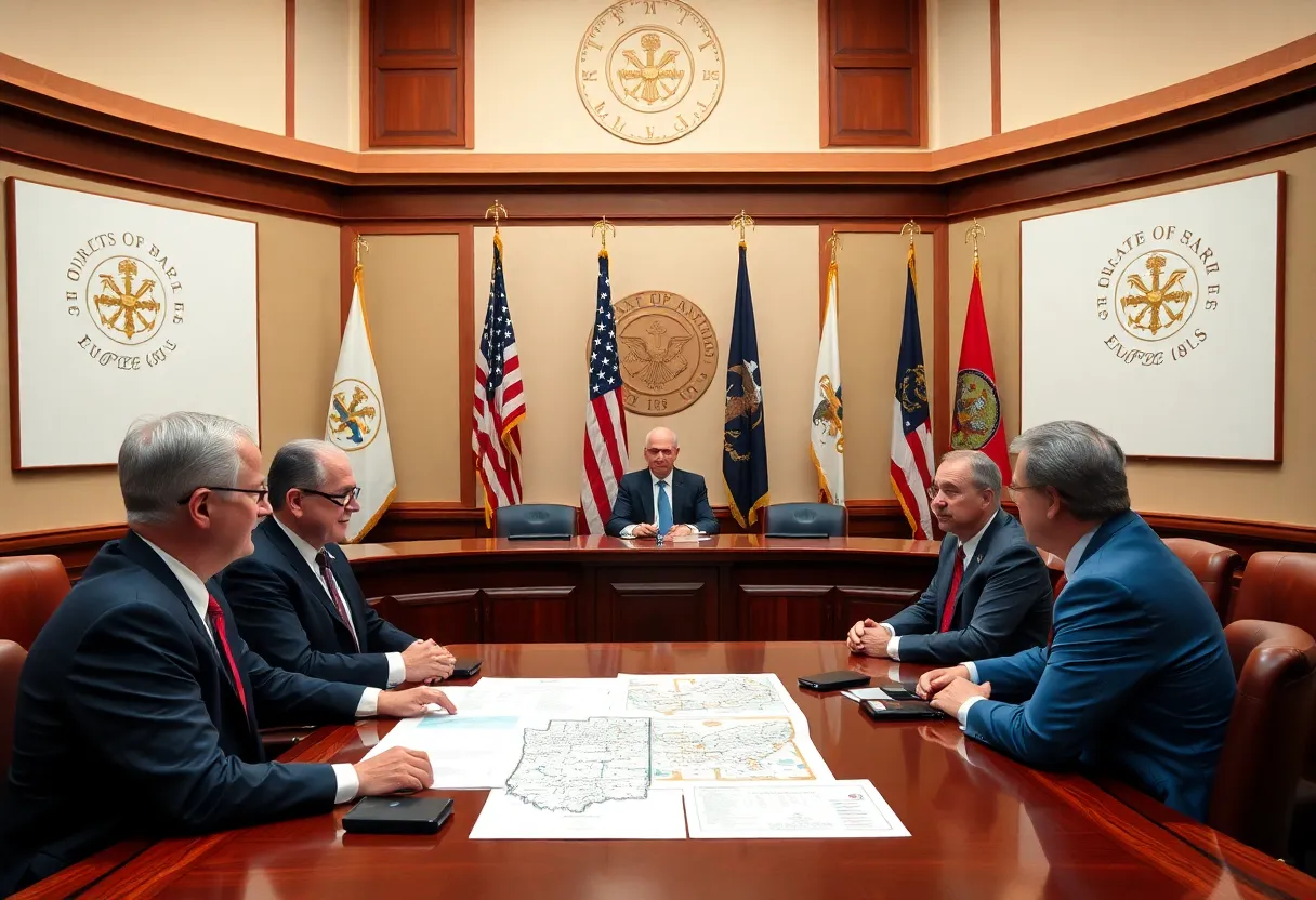 Indiana Senate discussing redistricting plan