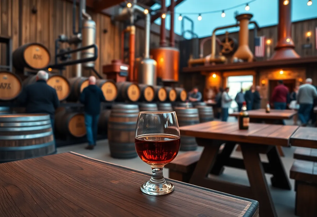 Bourbon distillery during Kentucky Bourbon Auction Celebration