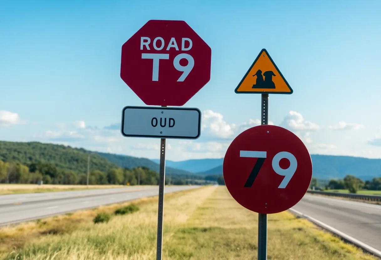 Road safety measures on Kentucky Highway 79