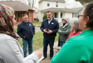 Kentucky community event focusing on insurance initiatives and home safety.