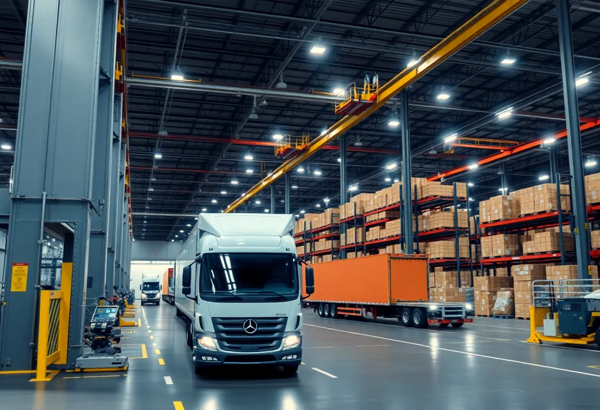 Kroger's new automated distribution center in Simpson County, Kentucky.