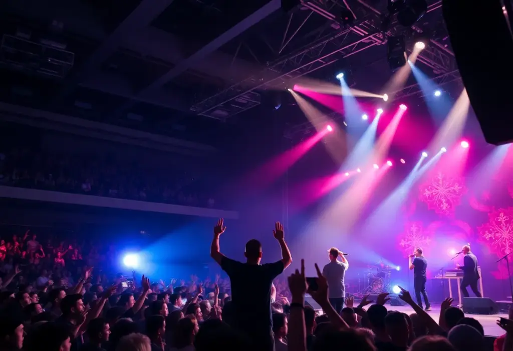 Live Dead & Brothers performing at a concert in Louisville