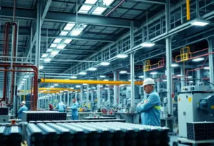 A manufacturing facility in Louisville focused on battery production