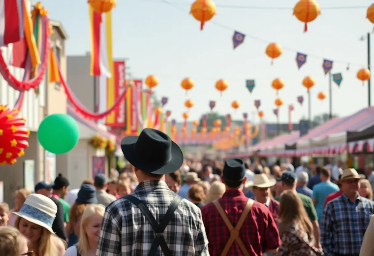 Celebration at a Louisville event showcasing community spirit.
