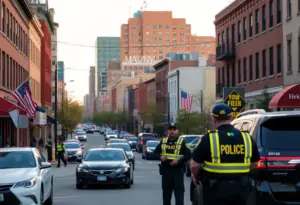 A picturesque view of Louisville Kentucky showcasing community life.