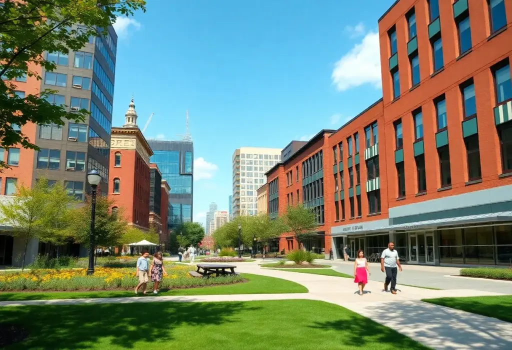 Families enjoying new parks and community spaces in Louisville