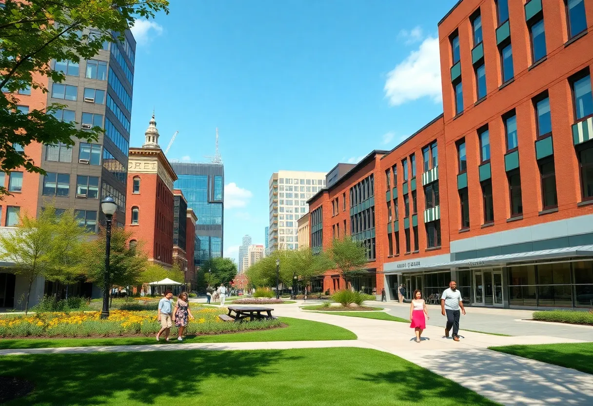 Families enjoying new parks and community spaces in Louisville