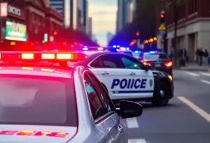 Kentucky State Police conducting traffic enforcement in Louisville.