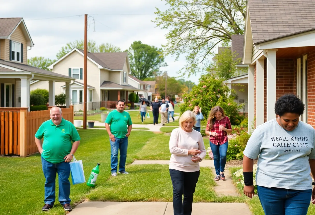 Community support activities in Louisville