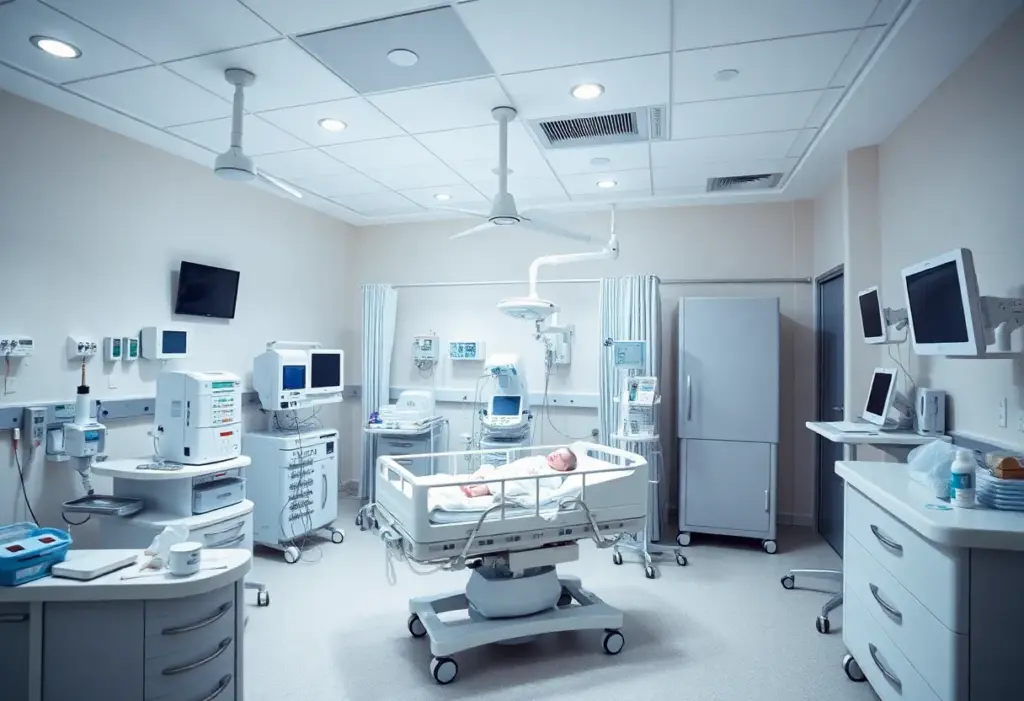 Enhanced facilities in a neonatal intensive care unit.