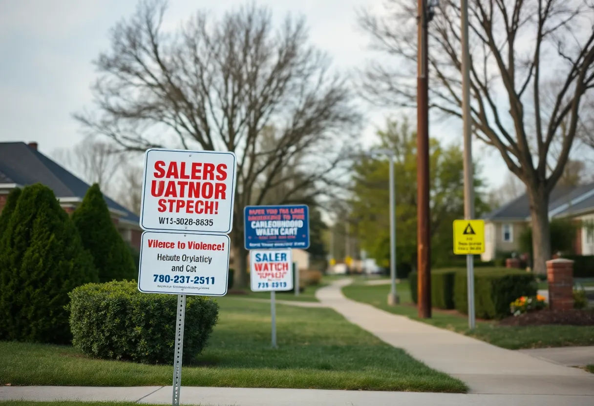Community safety measures in Park Hill neighborhood, Louisville