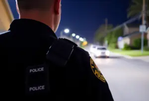 Police officers in a Southside neighborhood responding to an incident