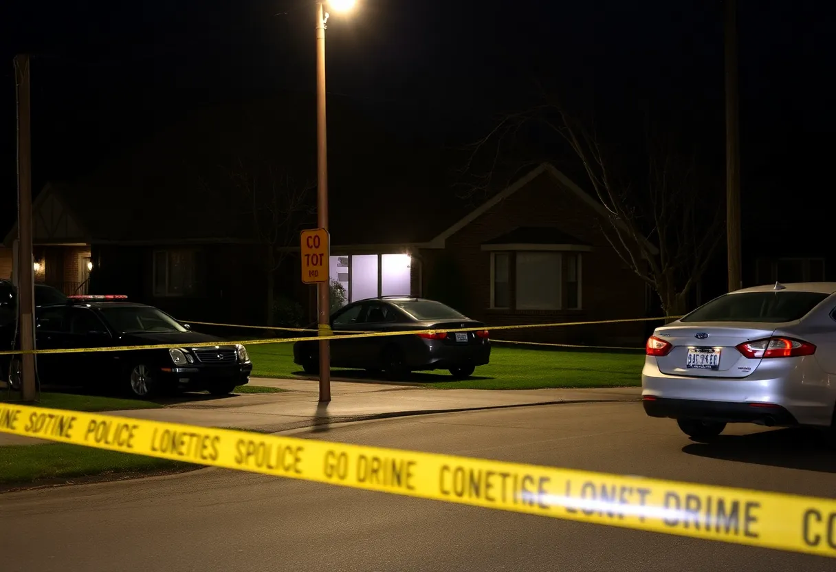 Police investigating a shooting incident in Louisville neighborhood