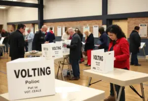 Voters at a polling station in Jefferson County during the special election