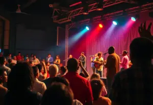 Audience enjoying live music at Soulful Sounds of Derby Town event