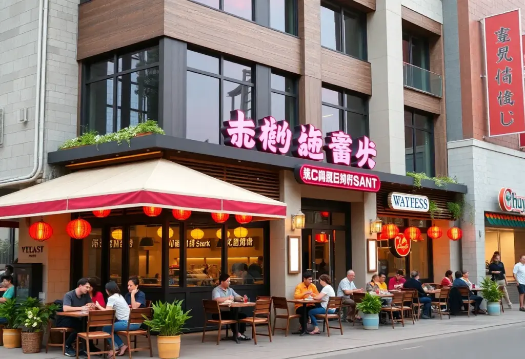 Exterior view of the new Taiwanese-American restaurant in Germantown