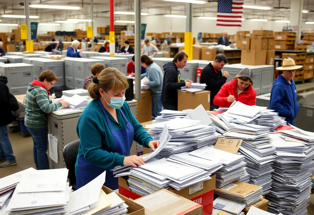Postal workers at Louisville facility dealing with mail delays