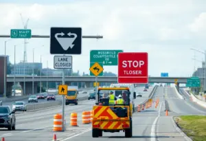 Road work on Watterson Expressway causing traffic delays