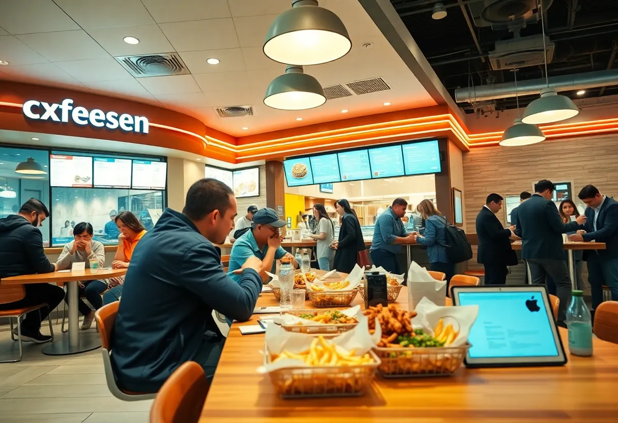 Innovative fast-food restaurant environment