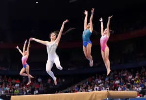 Gymnasts competing at the 2026 American Cup in Henderson