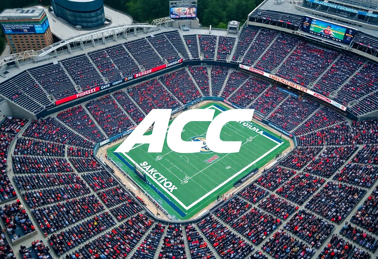 Crowd at ACC sports event in North Carolina