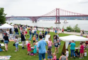 Festival scene at Big Four Arts Festival in Louisville