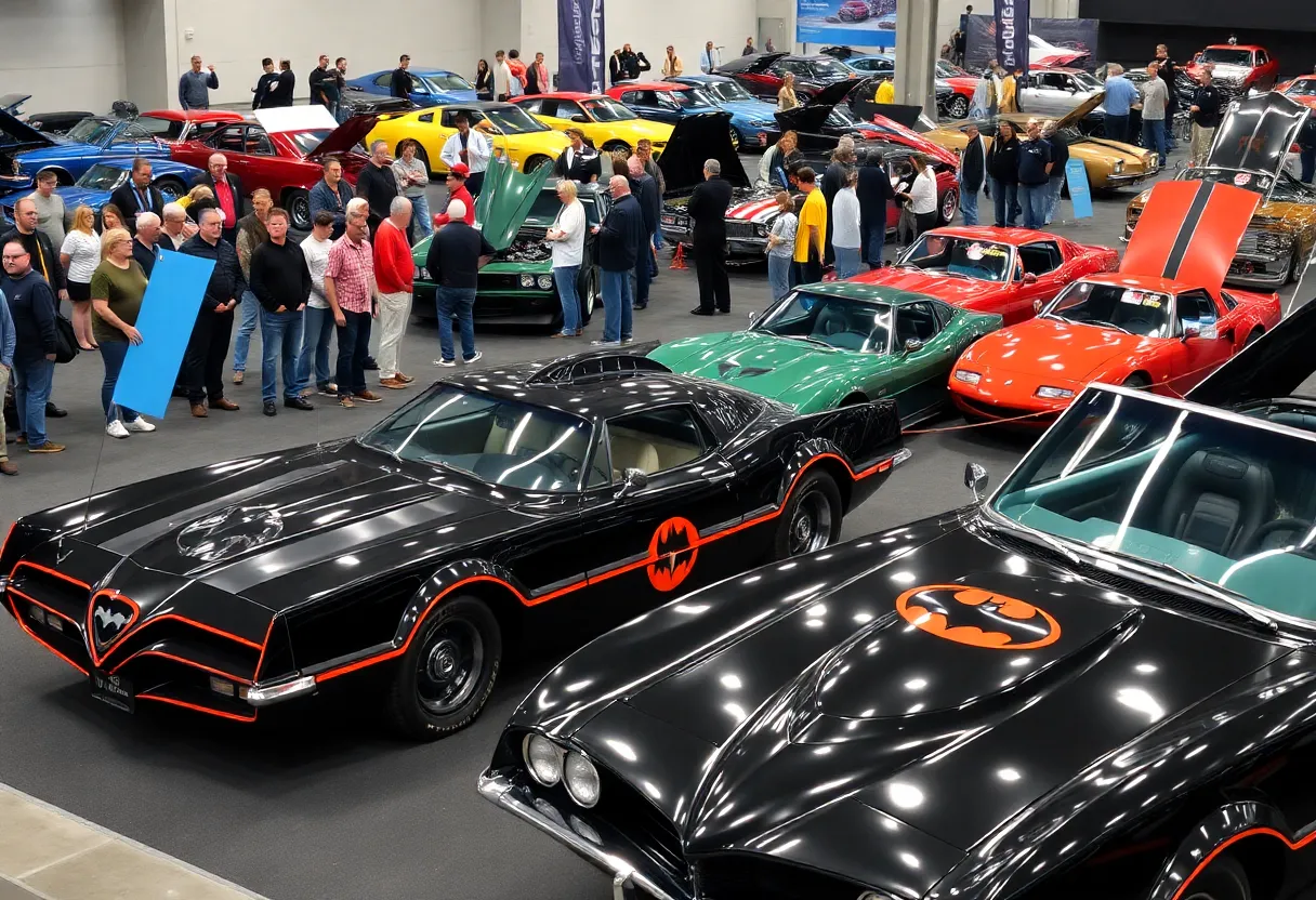 Custom vehicles on display at the Bluegrass World of Wheels Auto Show