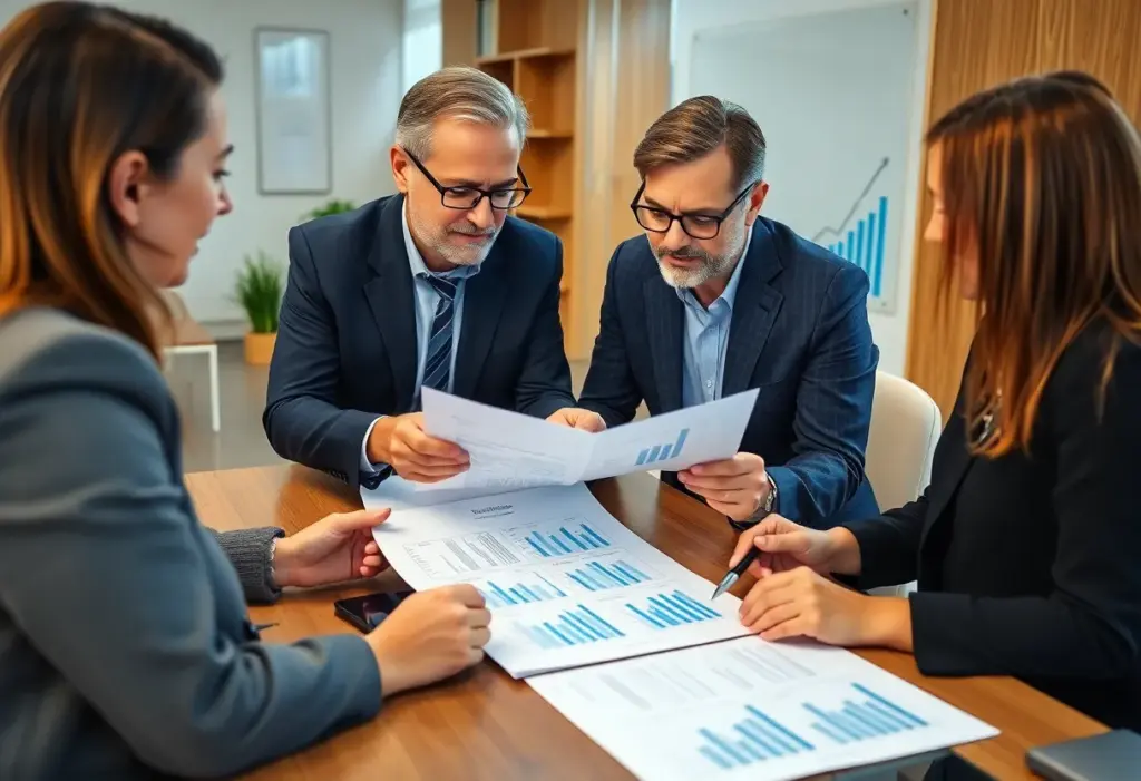 Team collaboration on wealth management strategies