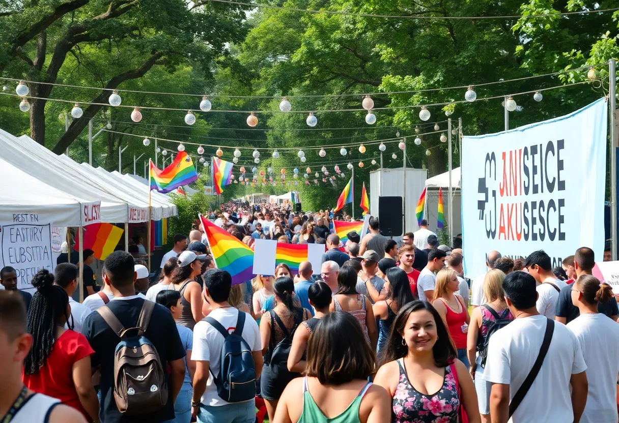 A lively festival celebrating Dr. Martin Luther King Jr. with art and community engagement