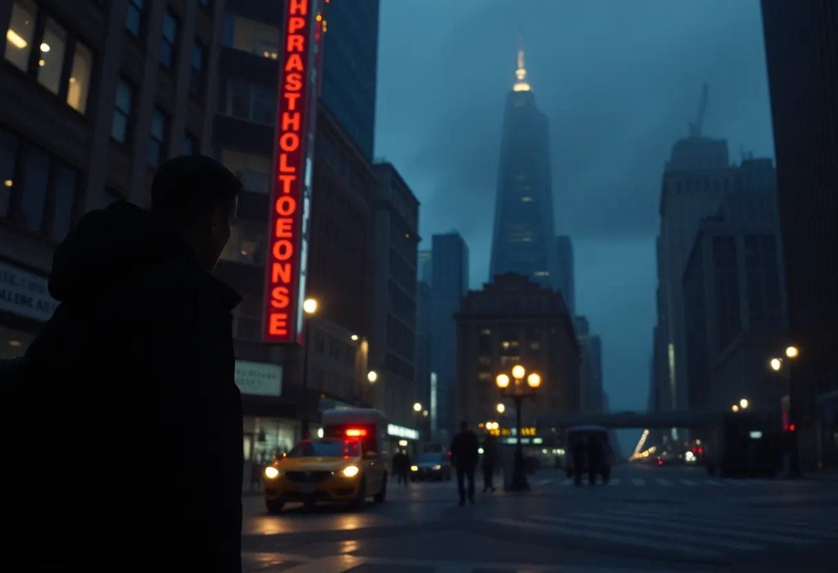 Scene from Dead Man's Wire, a crime thriller film