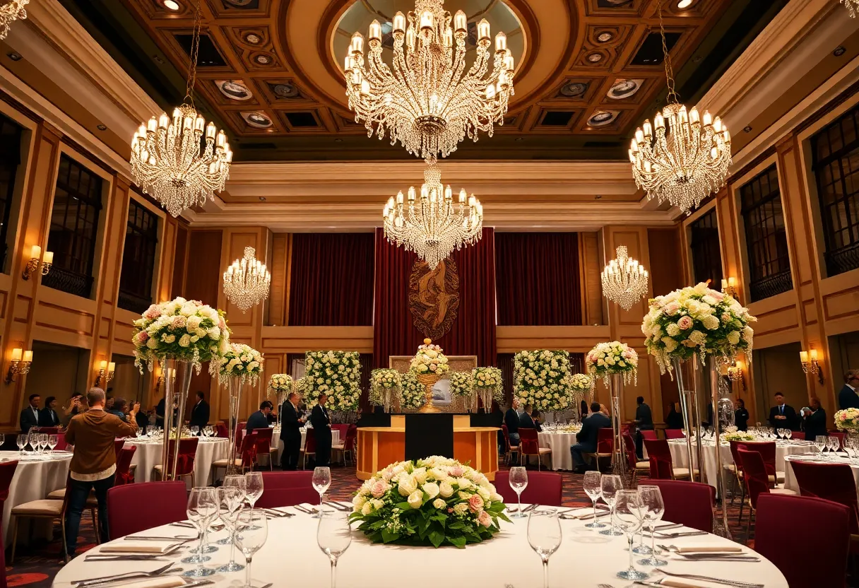 Guests celebrating at the Eclipse Awards ceremony.