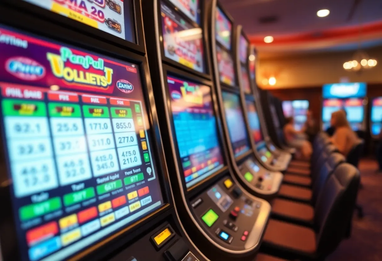 Electronic pulltab gaming machine with advanced security features in a charity gaming setting