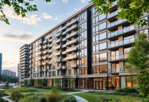 Luxury apartment building in Minneapolis