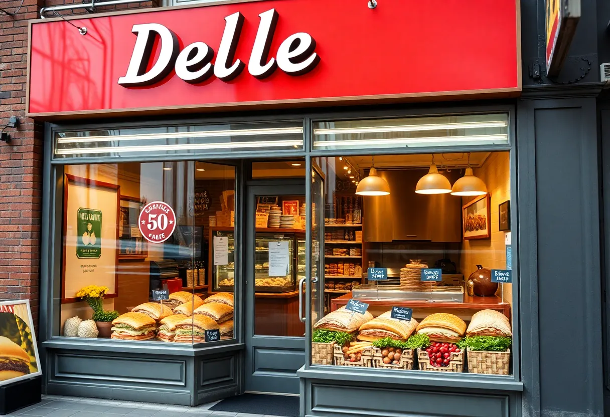 Exterior view of Goss Avenue Deli located in Schnitzelburg, Louisville