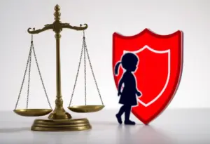 Illustration representing child protection laws in Kentucky