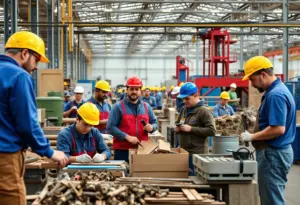 Workers in Kentucky showcasing a diverse job market.