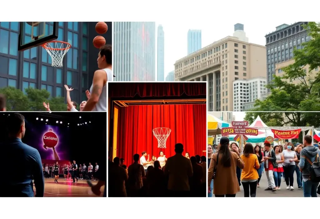 A collage of community events in Louisville