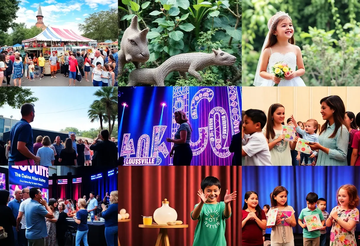 A collage of top events in Louisville KY