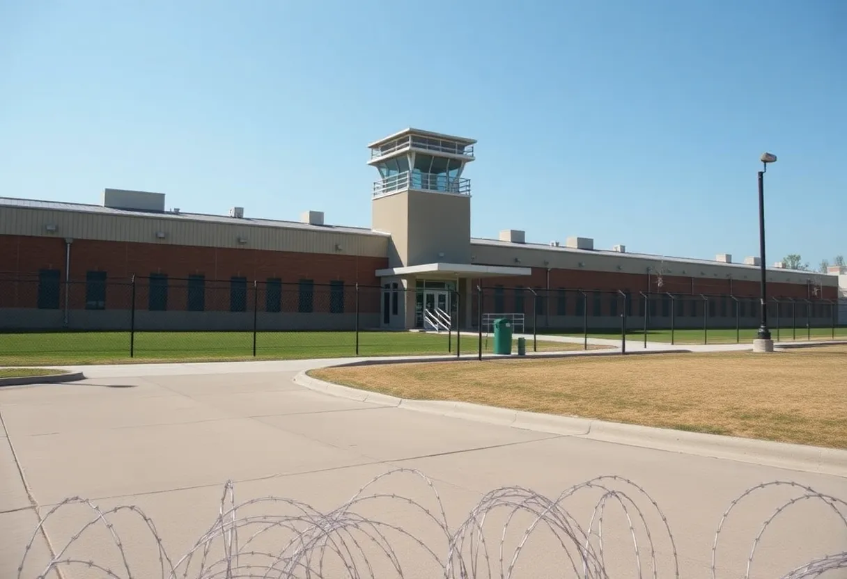 Exterior view of Louisville Metro Corrections facility