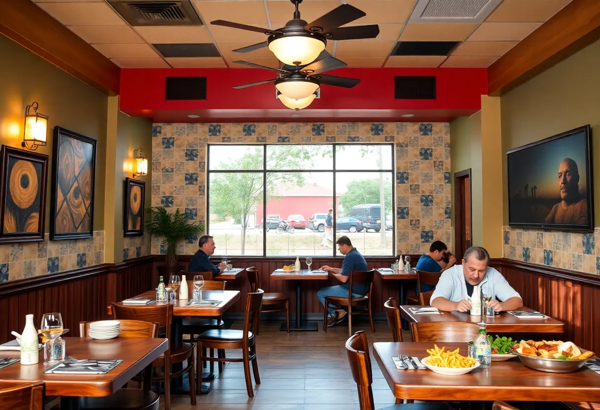 The renovated interior of Mayan Café in Louisville.