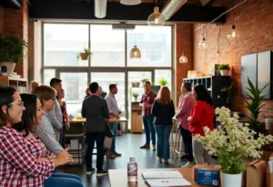 Construction site of a new business in Louisville, former Hilltop Tavern location