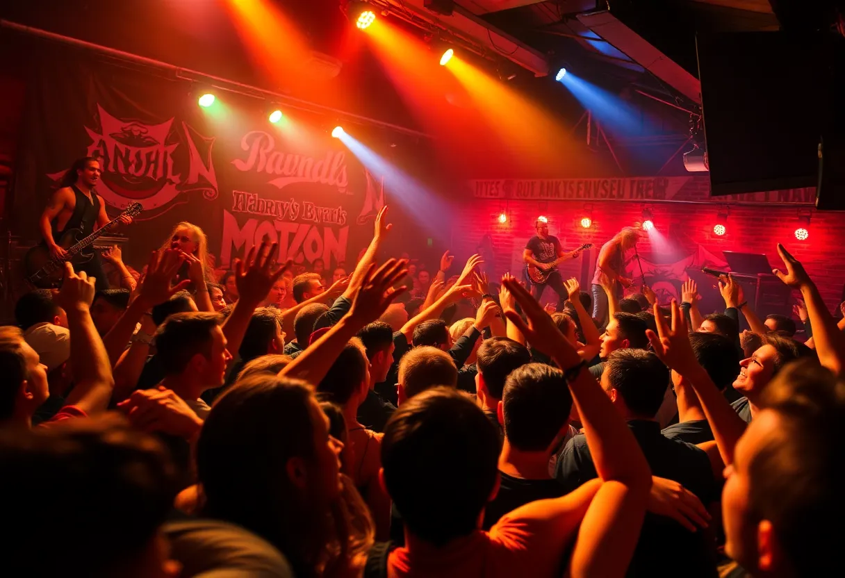 Crowd enjoying the REDIVIDER album release concert at Mag Bar